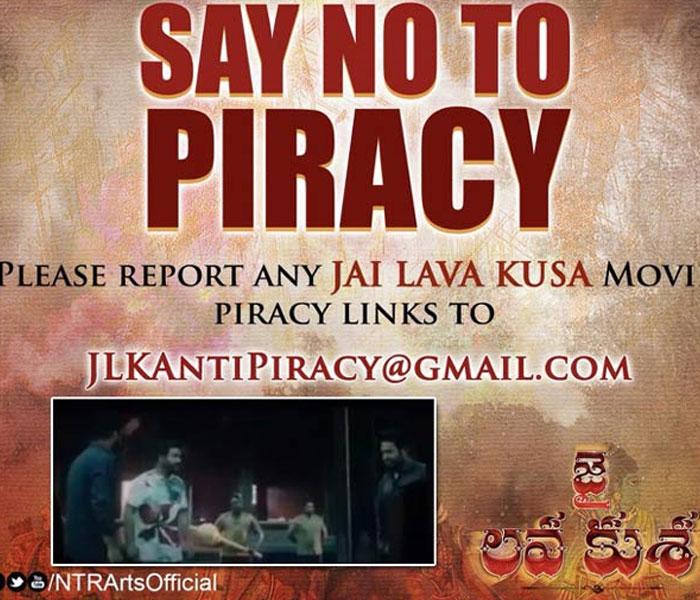 Piracy Shock to Jai Lava Kusa