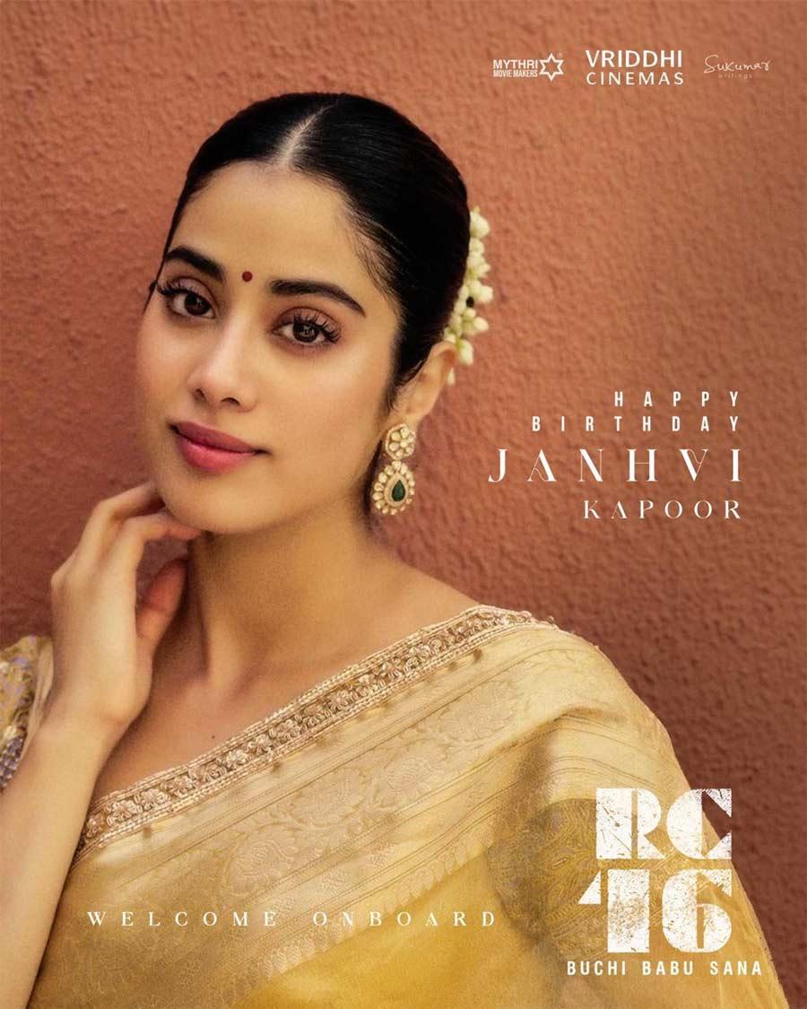 Janhvi Kapoor On Board For Ram Charan, Buchi Babu Sana Pan India Film RC16