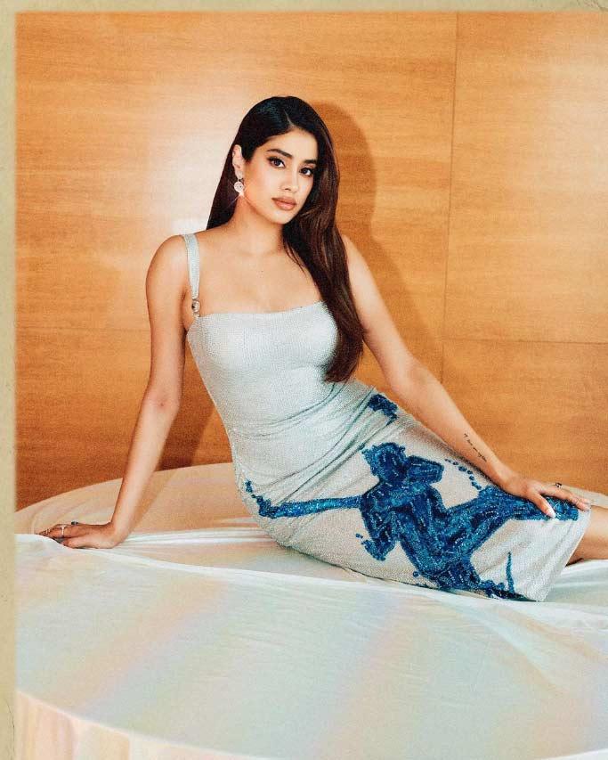 Janhvi Kapoor turns sensuous in white dress