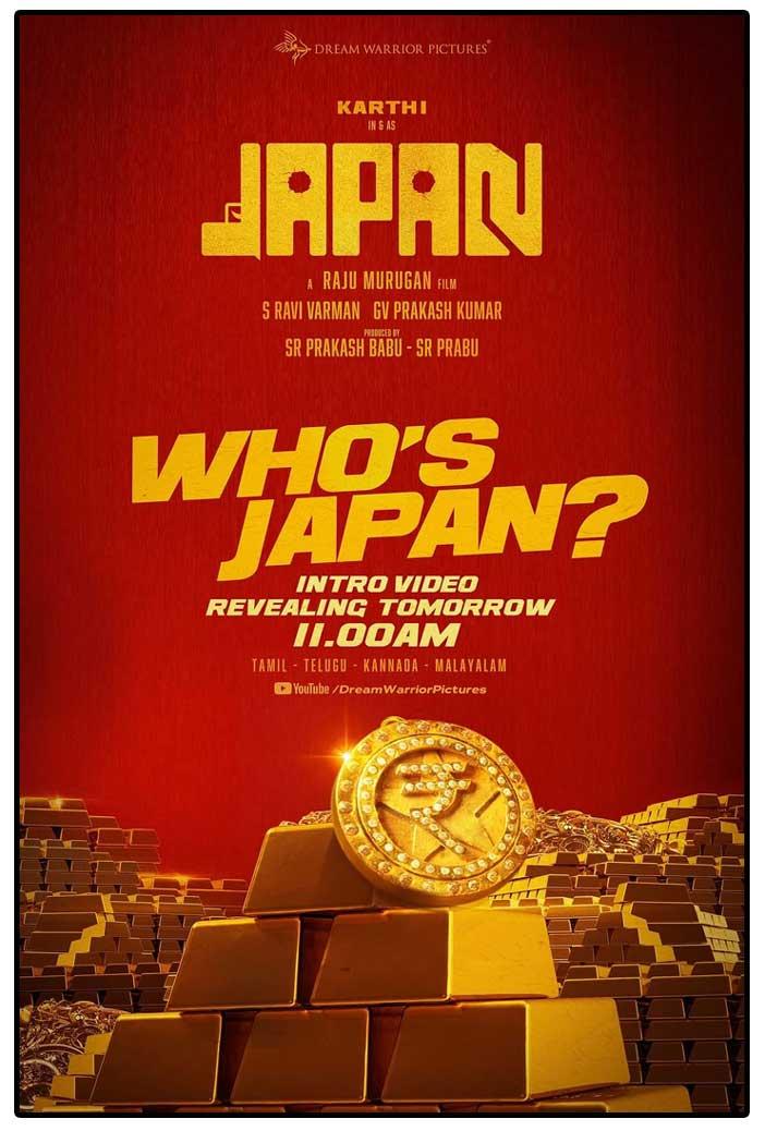 Time set for Karthi Japan crazy update