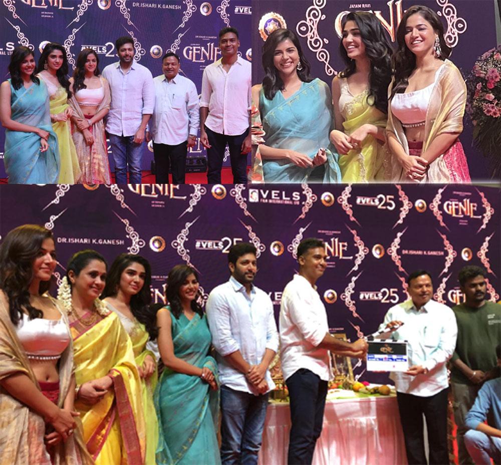 Jayam Ravi Big Budgeted Film Genie Launched