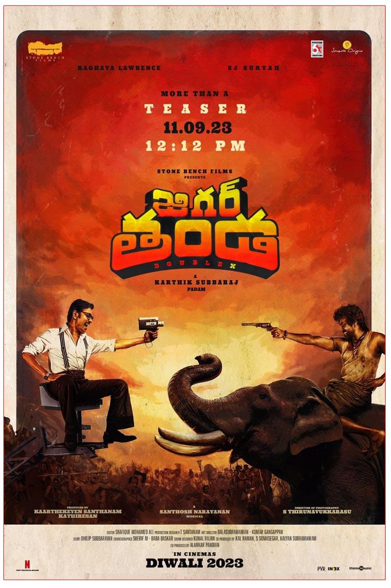 Time Locked For Jigarthanda Double X Teaser