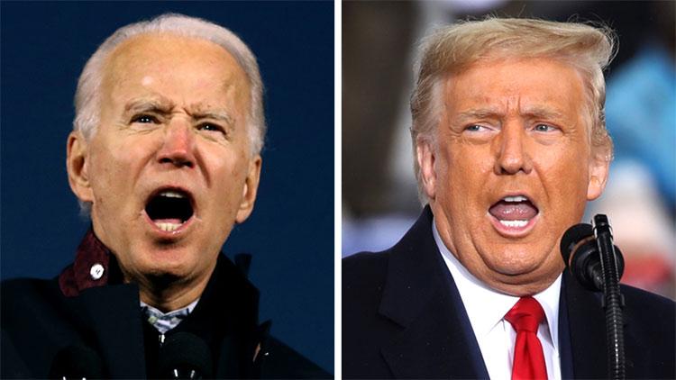 US President: Joe Biden 290, Trump 214