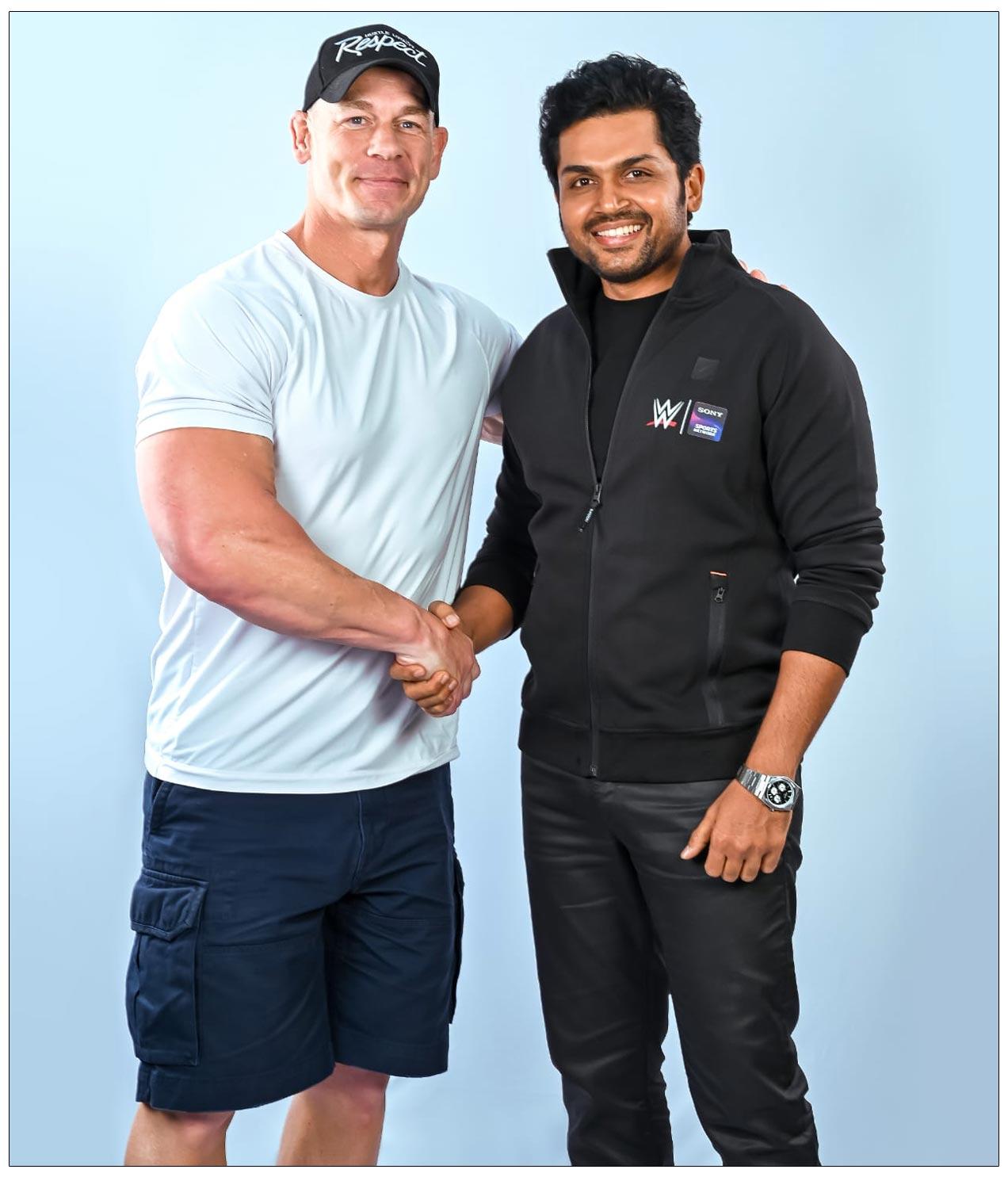 Karthi Fanboy Moment With John Cena