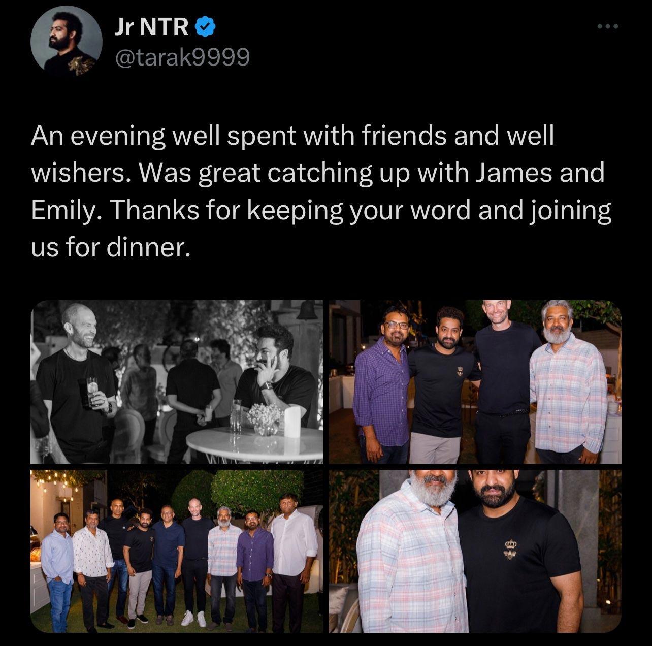NTR pic with James Farnell and others goes viral