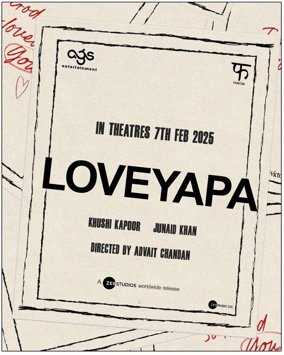 Junaid Khan - Khushi Kapoor Loveyapa Up For Release
