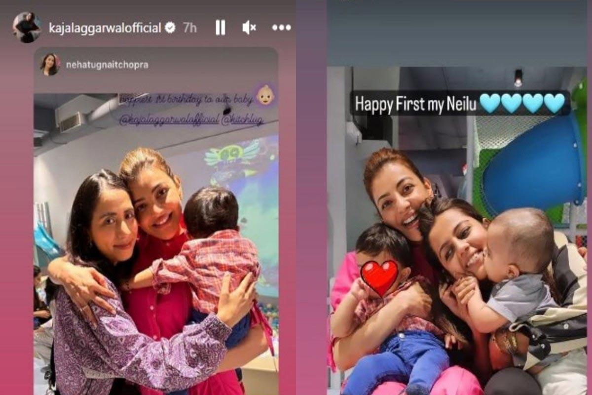 Kajal son Neil turns one year old