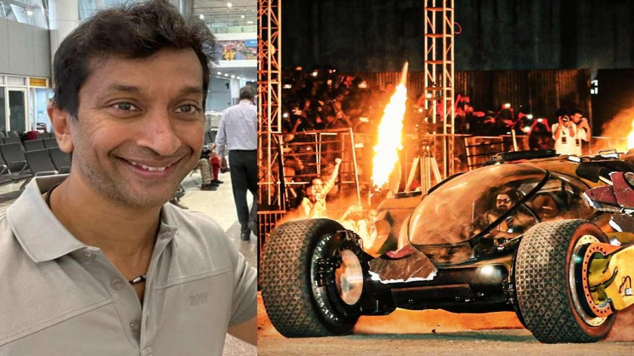 Narain Karthikeyan drives kalki 2898AD Bujji