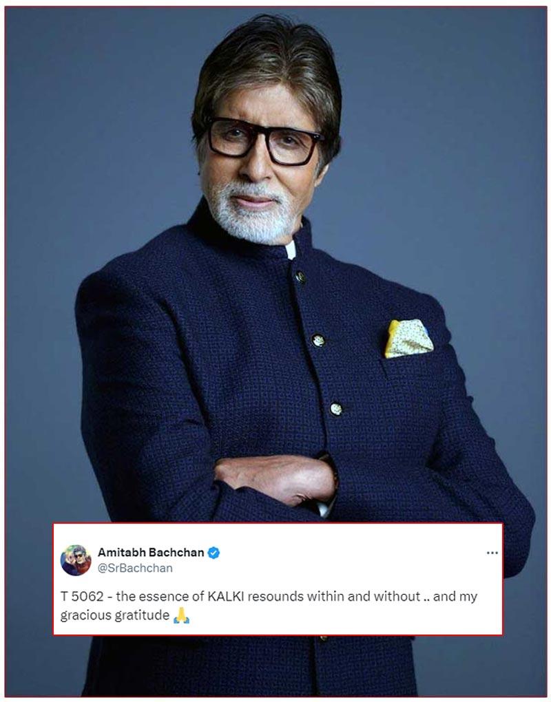 Amitabh Bachchan Thankful For Kalki 2898 AD Success