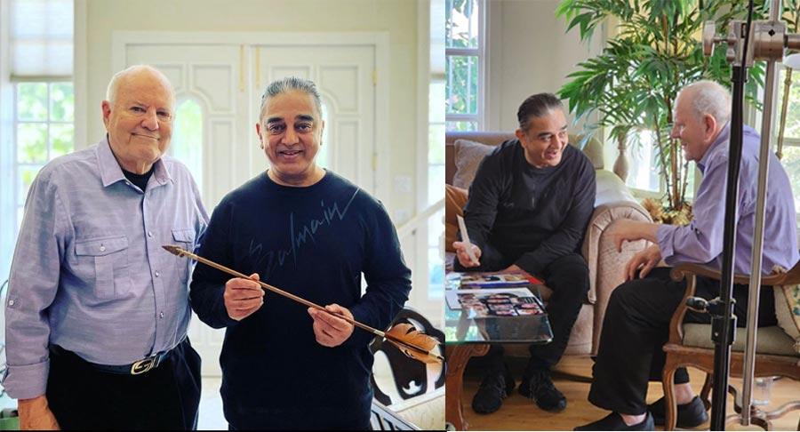 Kamal Haasan Meets Oscar Winning Makeup Artist