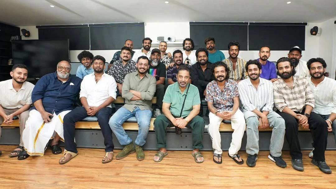 Kamal Haasan Met The Team Of Latest Malayalam Sensation Manjummel Boys