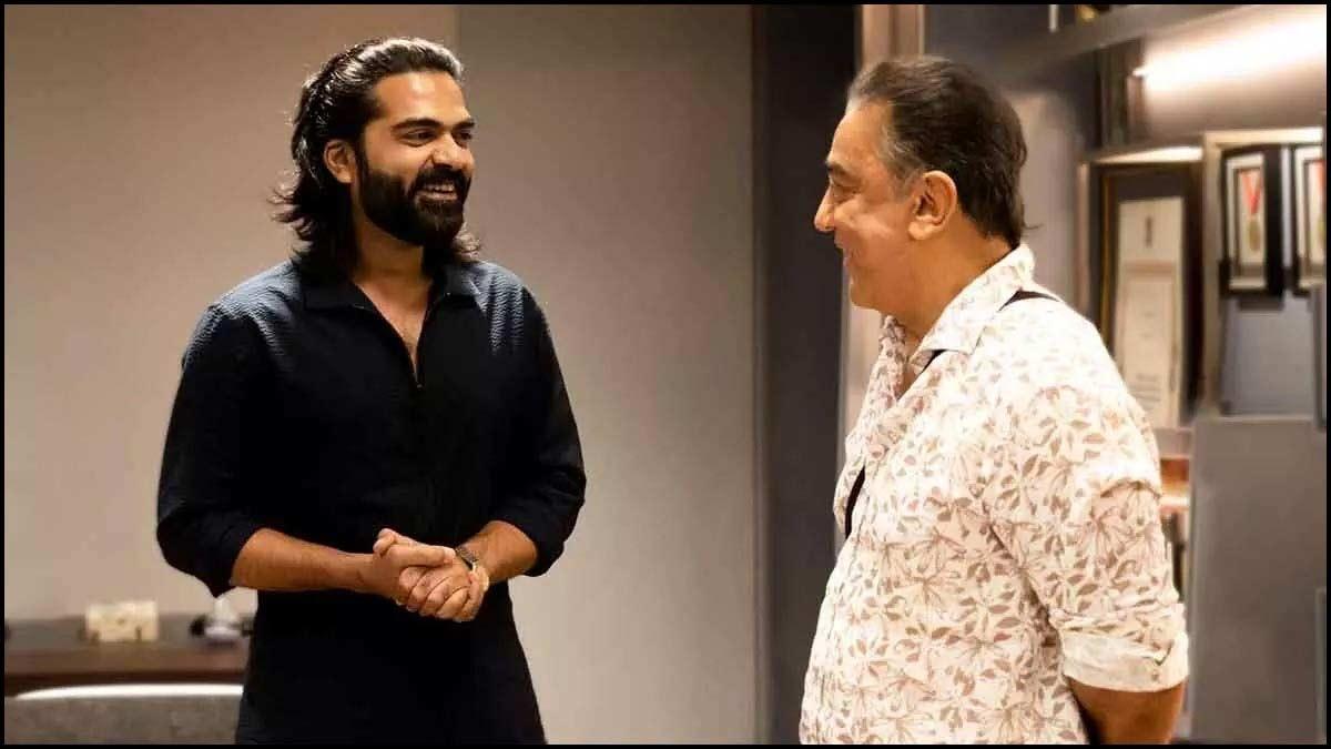 Simbu surprises with Biryani in Kamal Thug Life sets