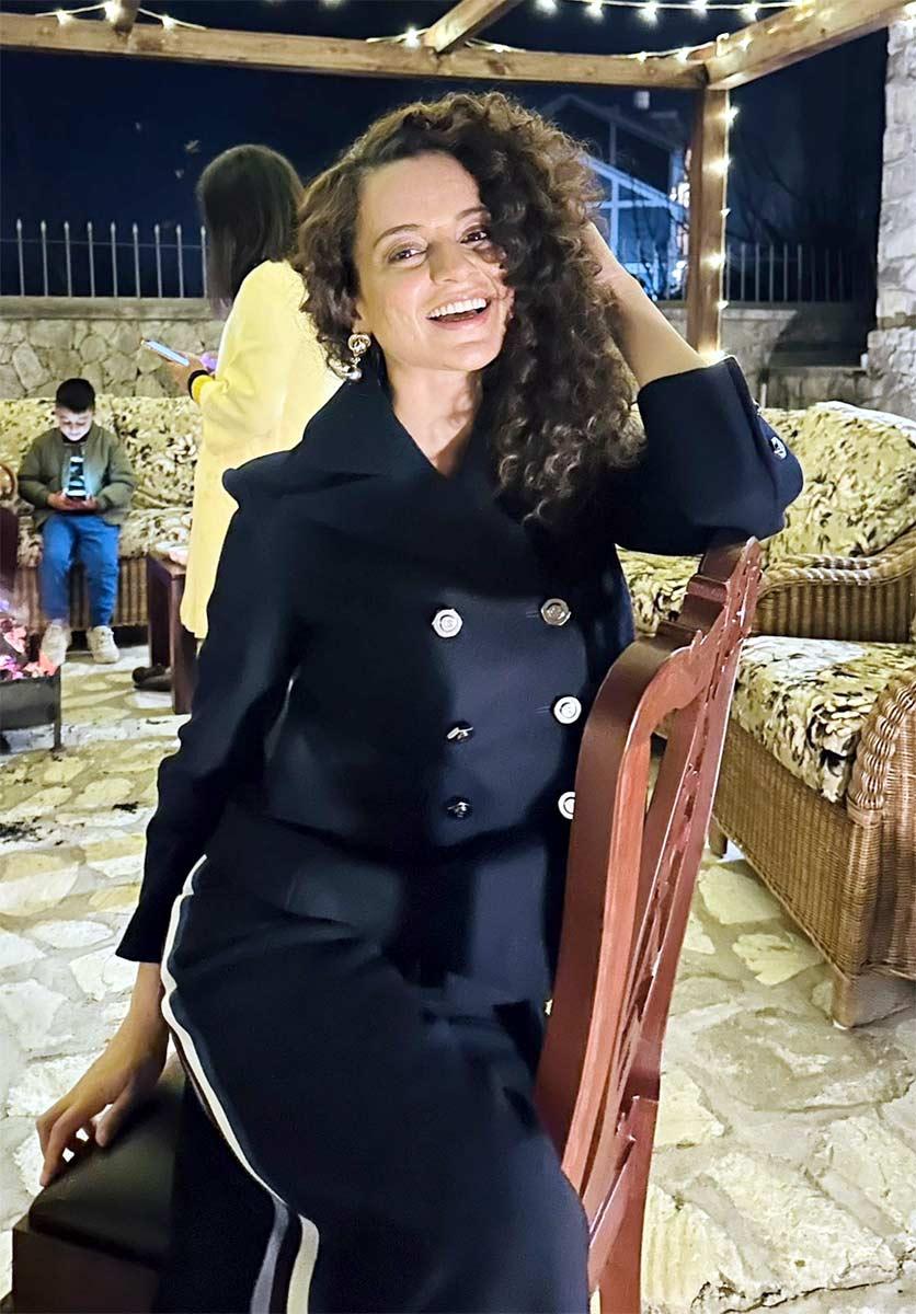 Kangana shares a glimpse of her new home and home temple