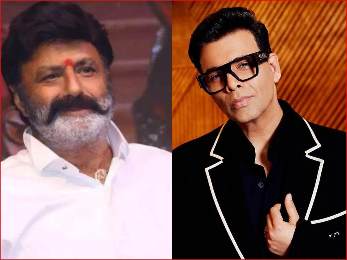 Karan Johar pin down Balakrishna with his questions