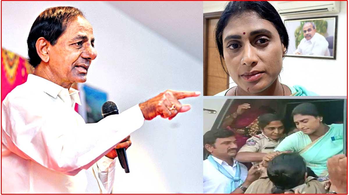 Reason behind KCR going all out against YS Sharmila