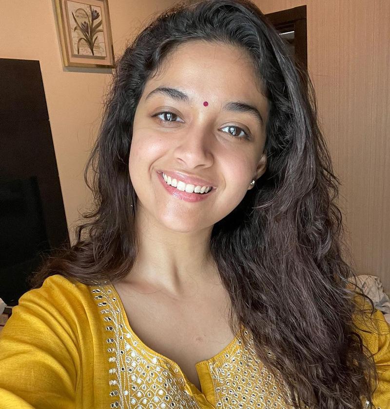 Keerthy Suresh tests covid negative