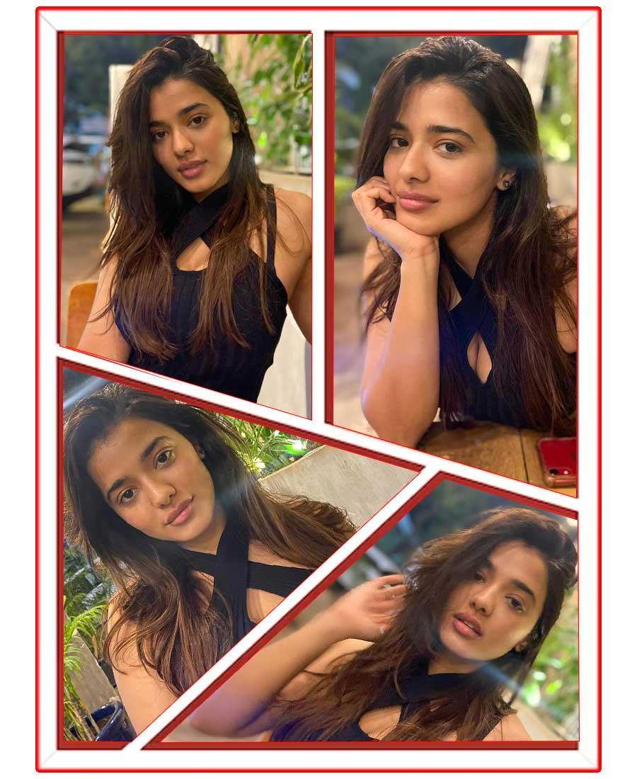 Ketika Sharma slays in black