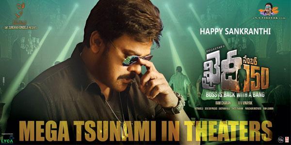 Shocking: Khaidi 1st Weekend 70+ Cr. ?