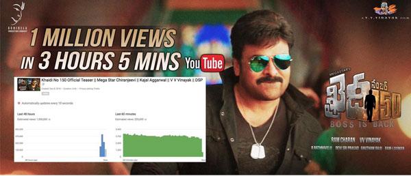 Khaidi No. 150 Teaser: Mega Blasting Record