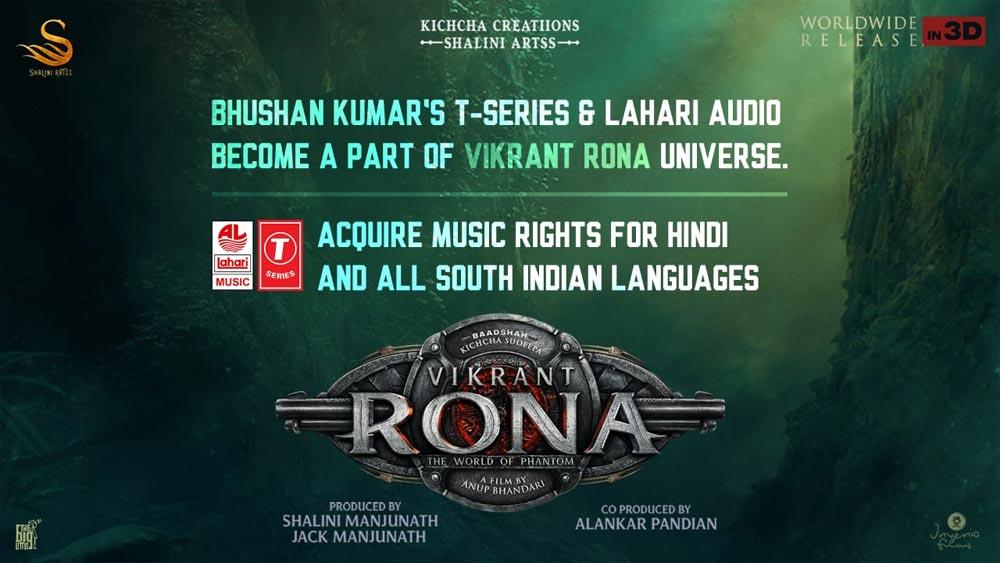 Top music labels acquire Vikrant Rona's music rights