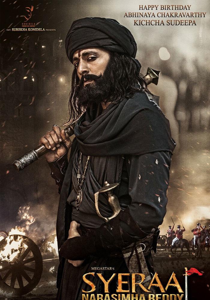Sye Raa: Kichcha Sudeep Terrific Look Revealed