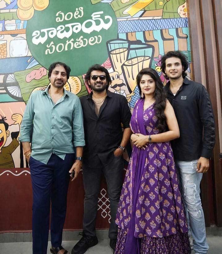 Kiran Abbavaram Launched Babai Hotel in Madhapur