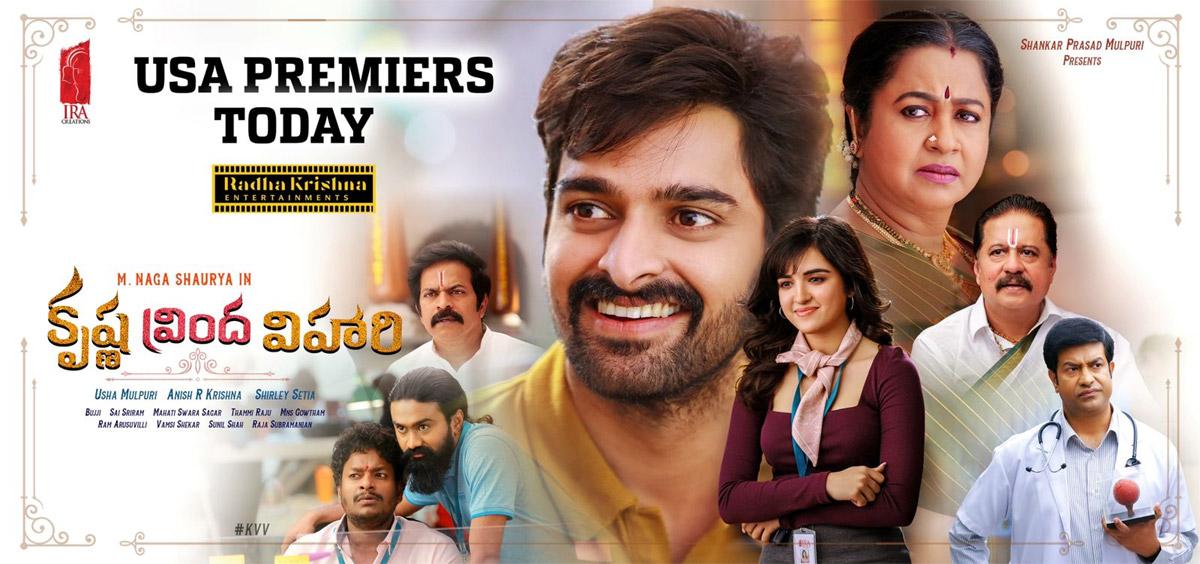 Krishna Vrinda Vihari Grand US Premieres Today