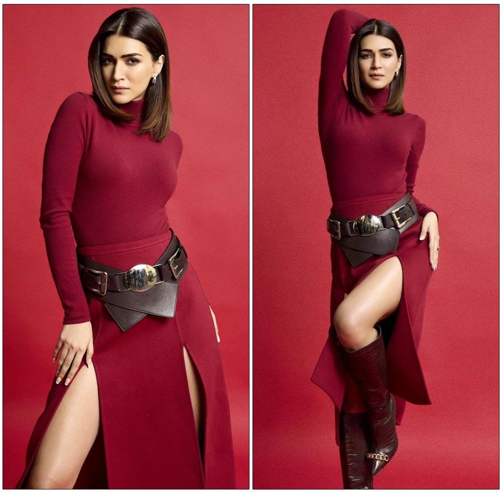 Kriti Sanon Turns Raunchy In Red
