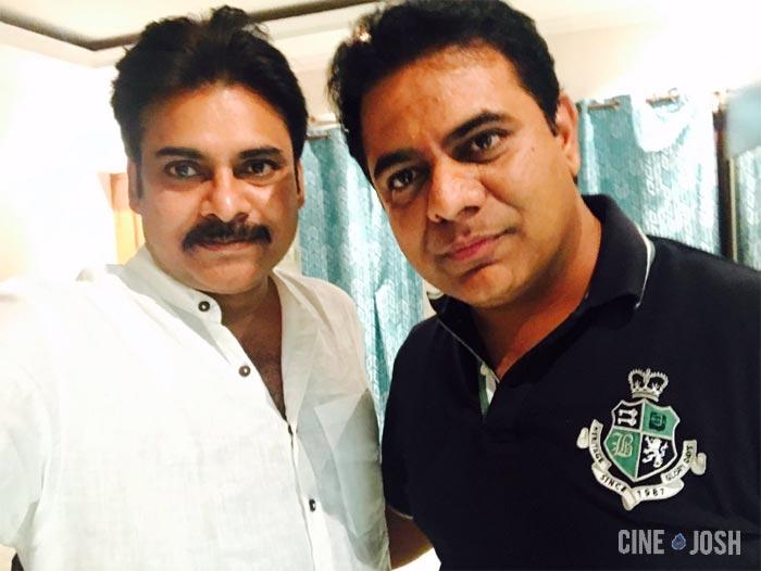 Josh Pic: KTR With Katama Rayudu
