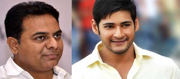 KTR's Tweet on Srimanthudu,  Mahesh's Response