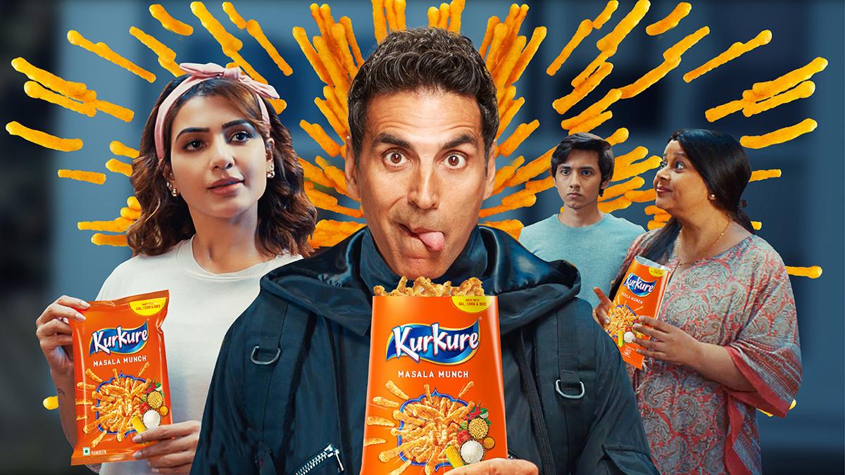Samantha unveiled a Kurkure new campaign