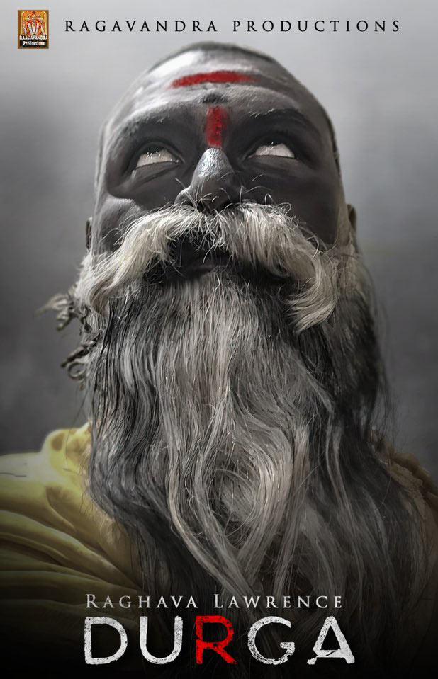 Lawrence scares with his look in Durga