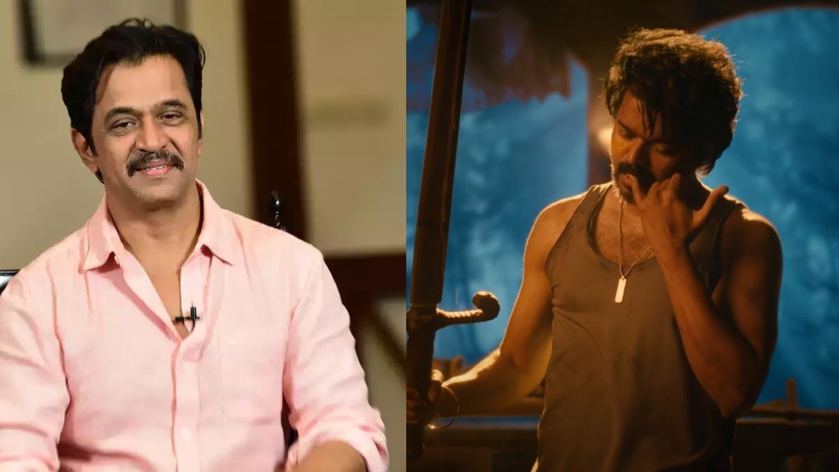 Vijay fighting Arjun in Leo