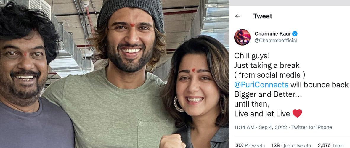 Liger forces Puri Jagannath and Charmy Kaur to break