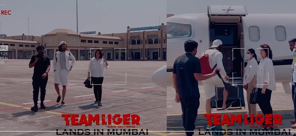 Liger lands in Mumbai