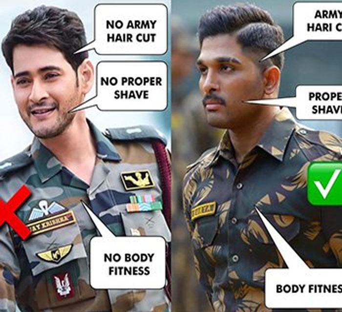 Bunny's Military Getup Better Than Mahesh
