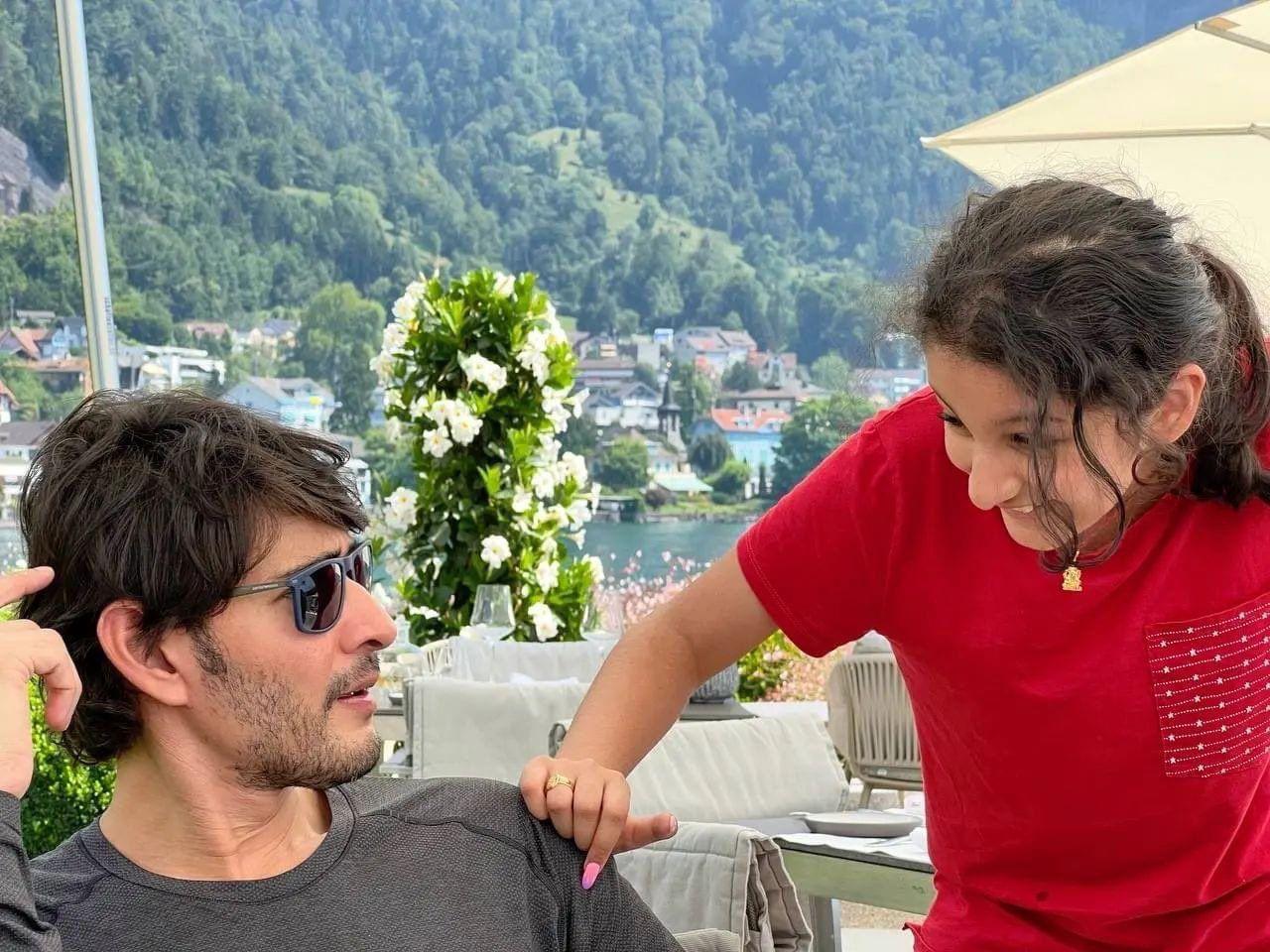 Mahesh Babu surprises Sitara on her birthday