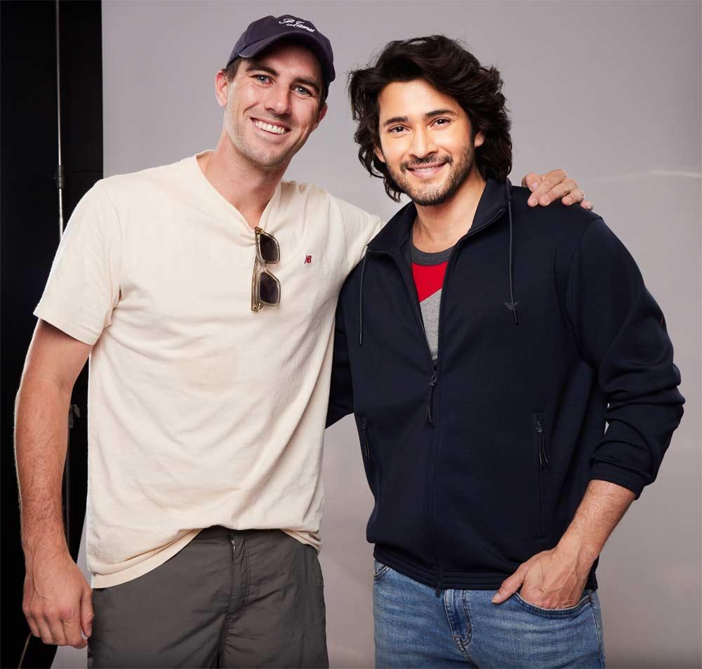 Mahesh Babu meets SRH Captain Pat Cummins
