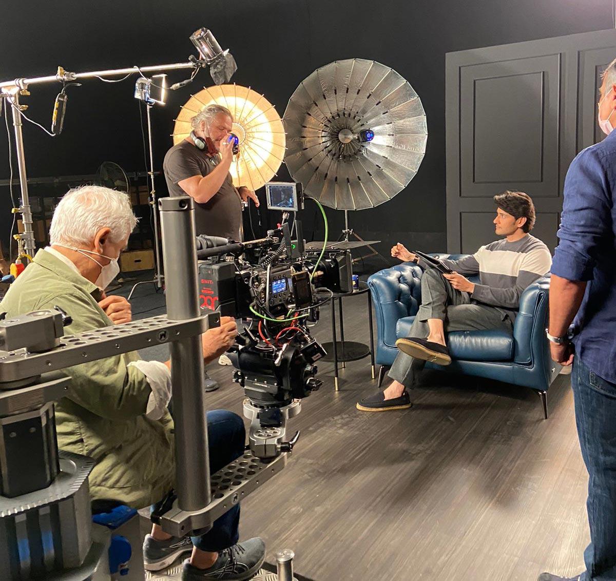 Stylish Mahesh's ad shoot during Sarkaru Vaari Paata break