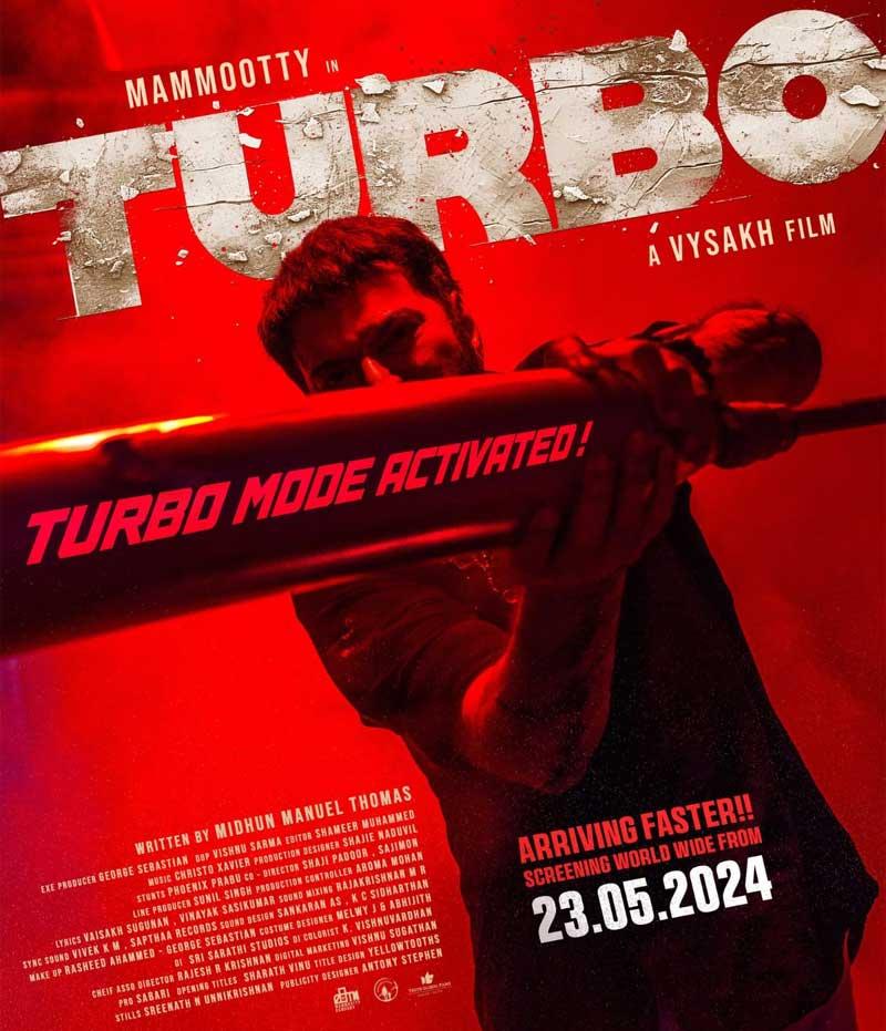 Mammootty Turbo arriving sooner than expected