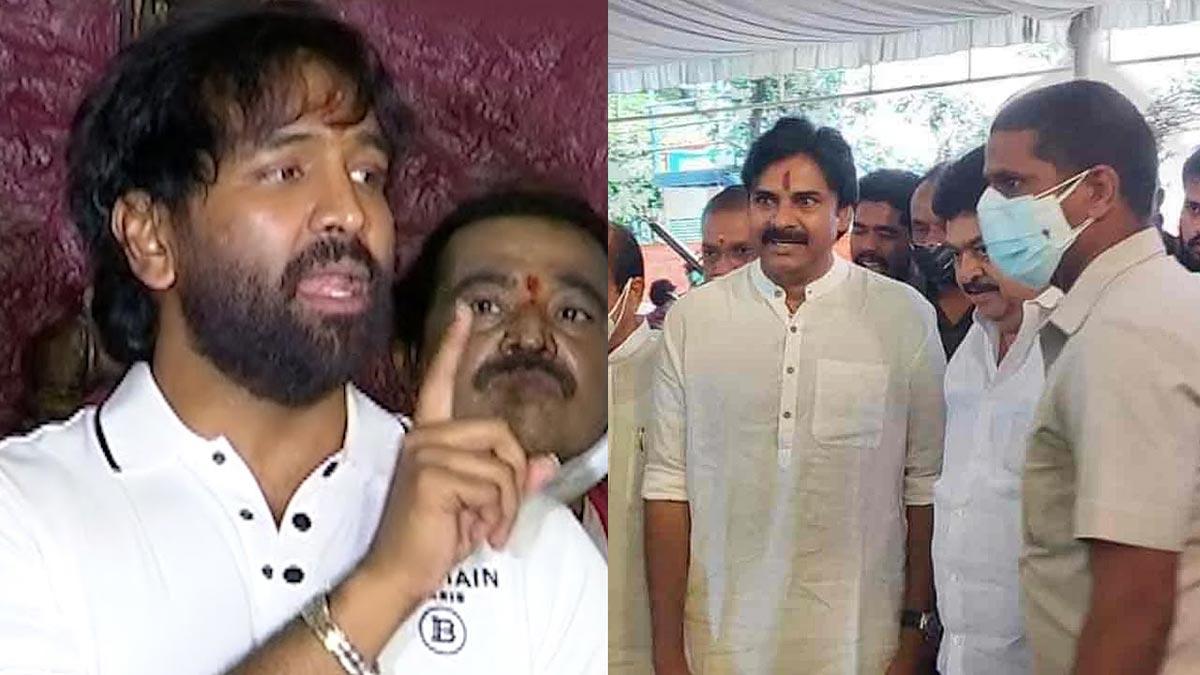 Manchu Vishnu shares Pawan's video: what is he upto?