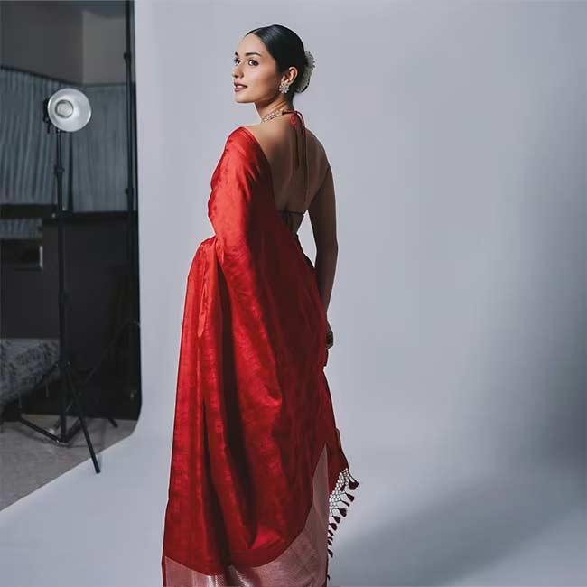 Manushi Chillar mesmerises in red