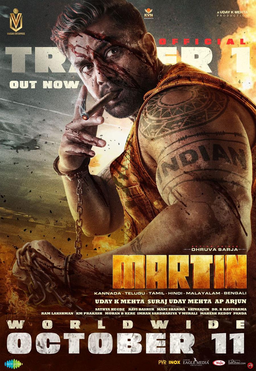 Dhruv Sarja Martin trailer review