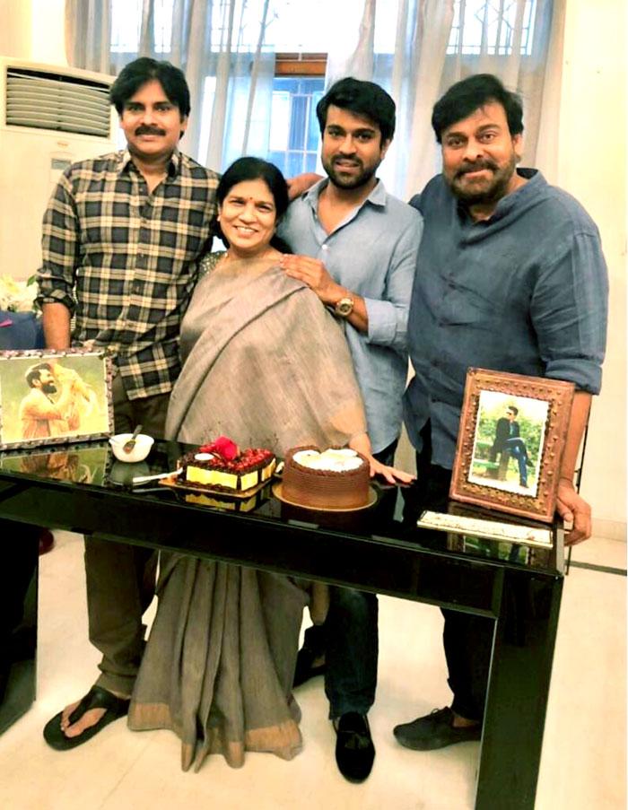 Mega Bonding On Ram Charan Birthday!