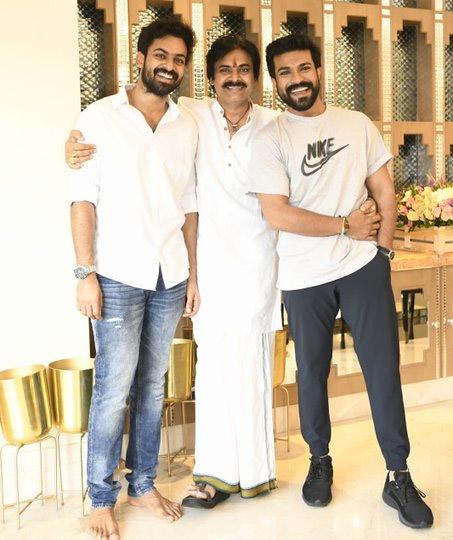 Mega heroes' birthday wishes to  Pawan Kalyan