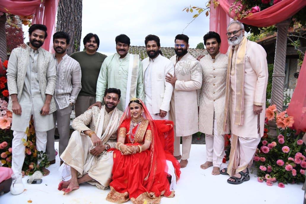Chiranjeevi blesses Varun Tej and Lavanya Tripathi