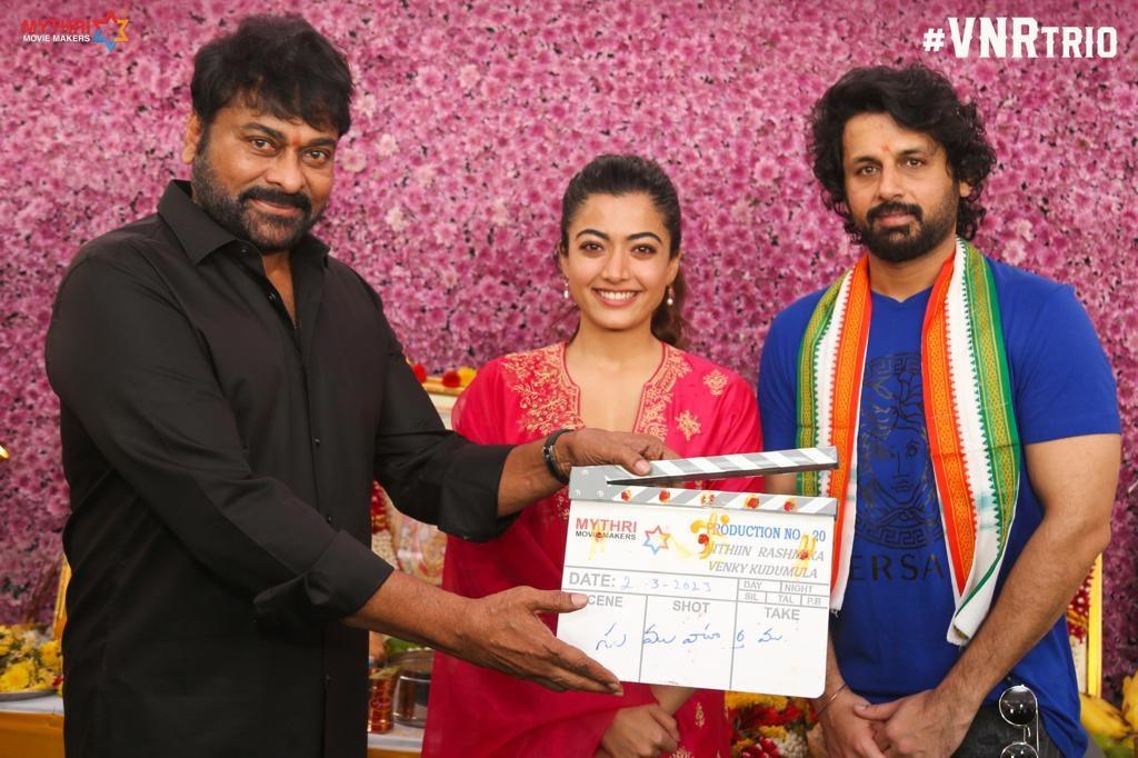 Nithiin - Rashmika - Venky VNRTrio Launched Grandly
