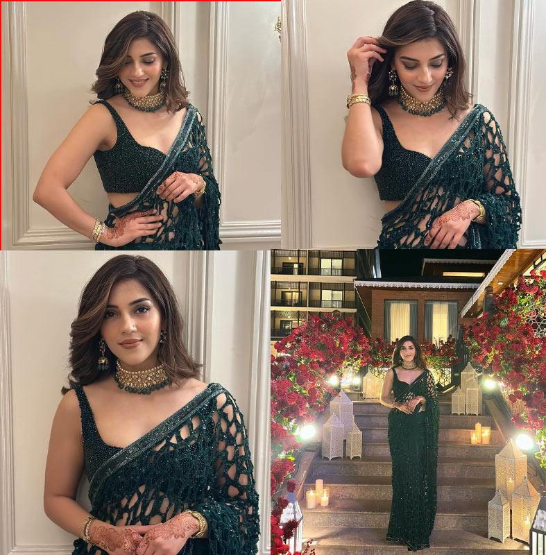 Mehreen Pirzada turns gorgeous in green