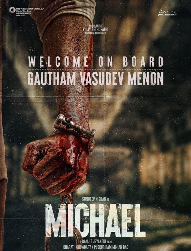 Gautam Menon enters Sundeep Kishan's Michael