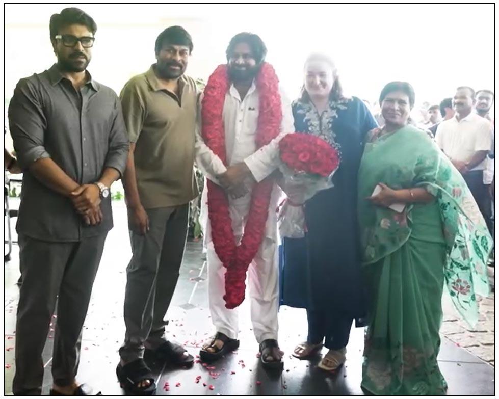 Pawan Kalyan Visits Chiranjeevi And Takes His Blessings